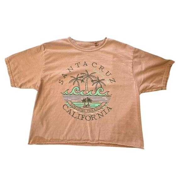Santa Cruz Skateboards California Tee in Peach Pink - Picture 14 of 16